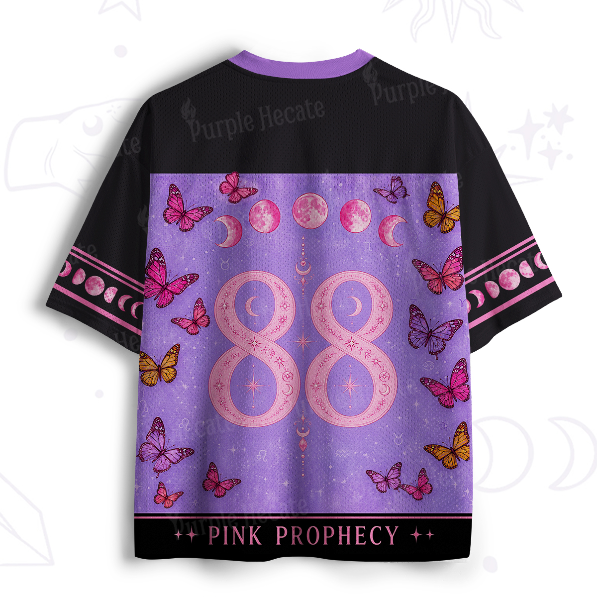 Purplehecate Pink Prophecy Tarot Butterfly Mesh Jersey