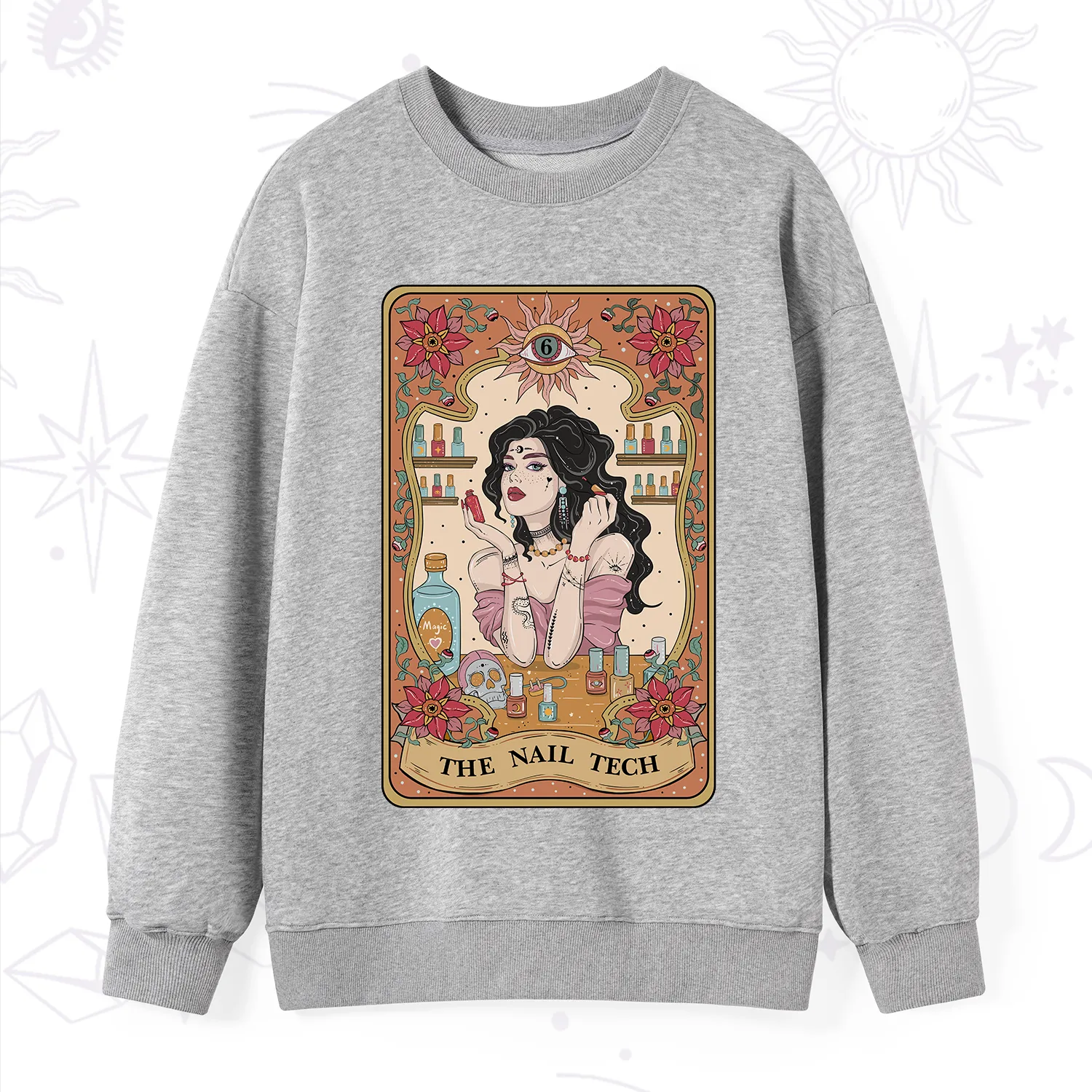 Purplehecate The Nail Tech Tarot Sweatshirt