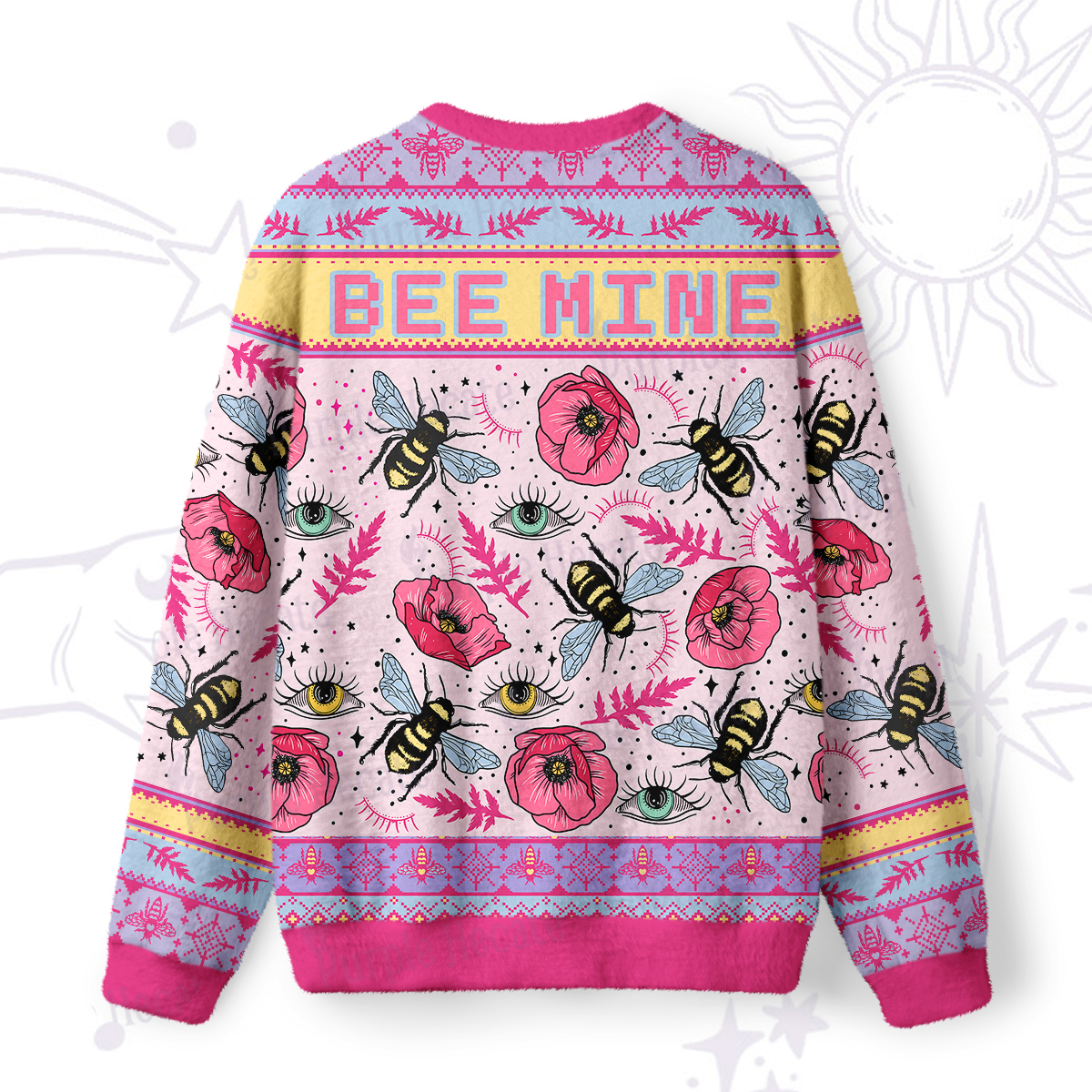 Purplehecate Be Mine Ugly Valentine Sweatshirt