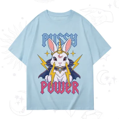 Purplehecate Pussy Power Magic Bunny T-Shirt