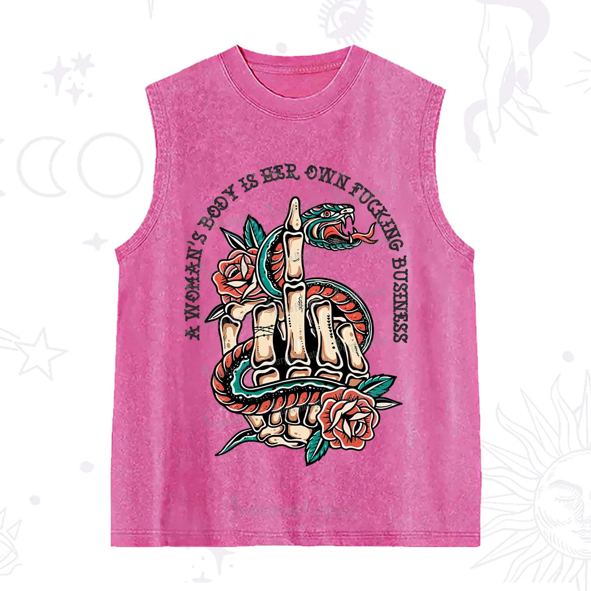 Purplehecate A Women’s Body Is Her Washed Tank