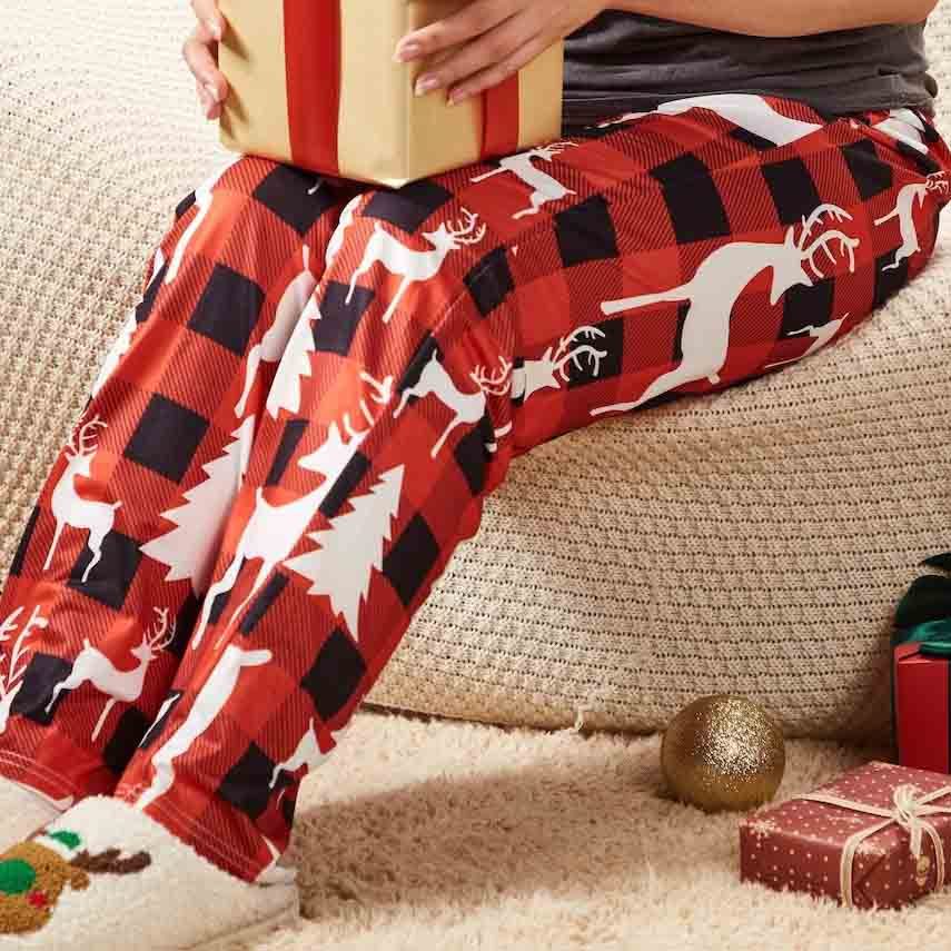 Purplehecate Christmas Plaid Pajama Pants