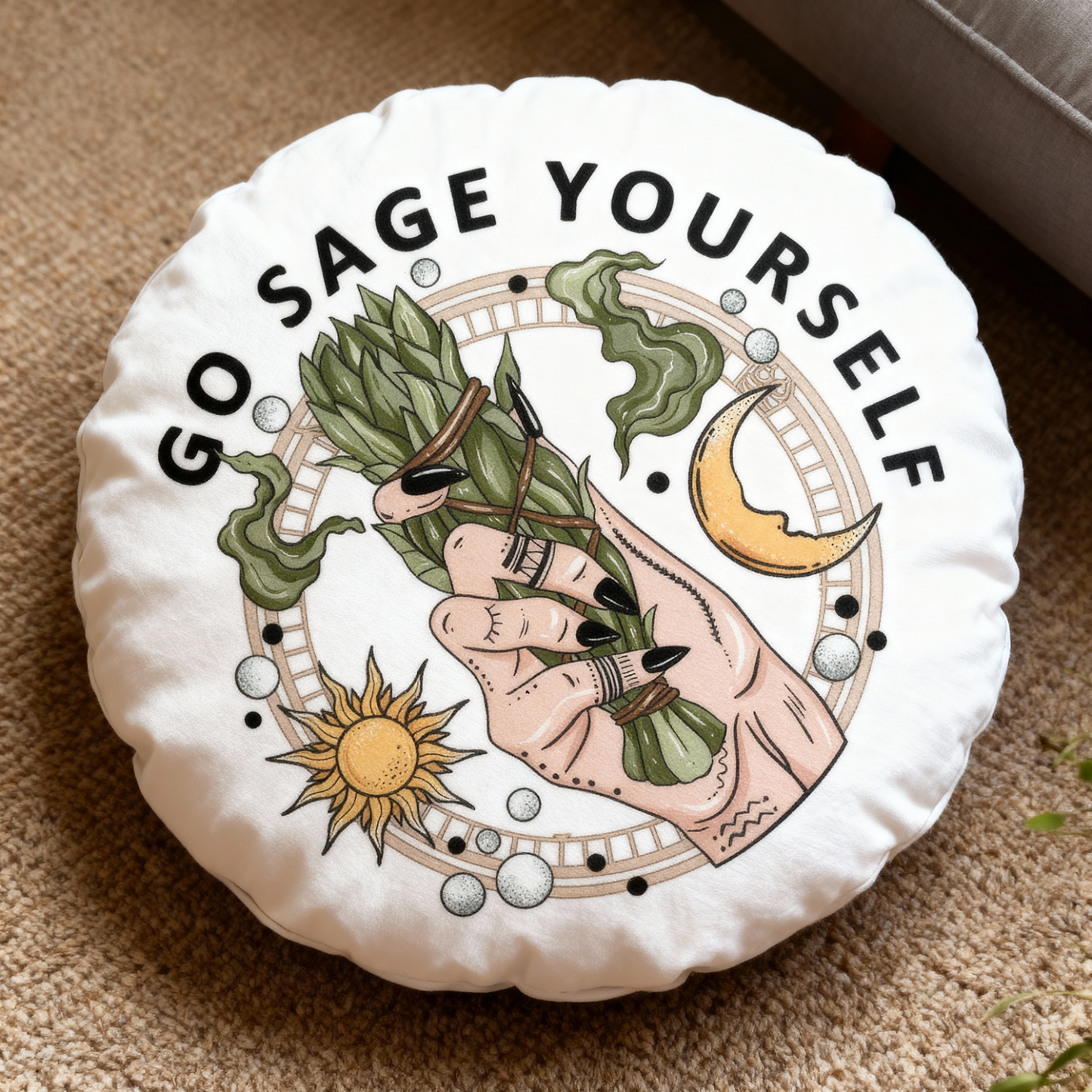 Purplehecate Go Sage Yourself Pillow