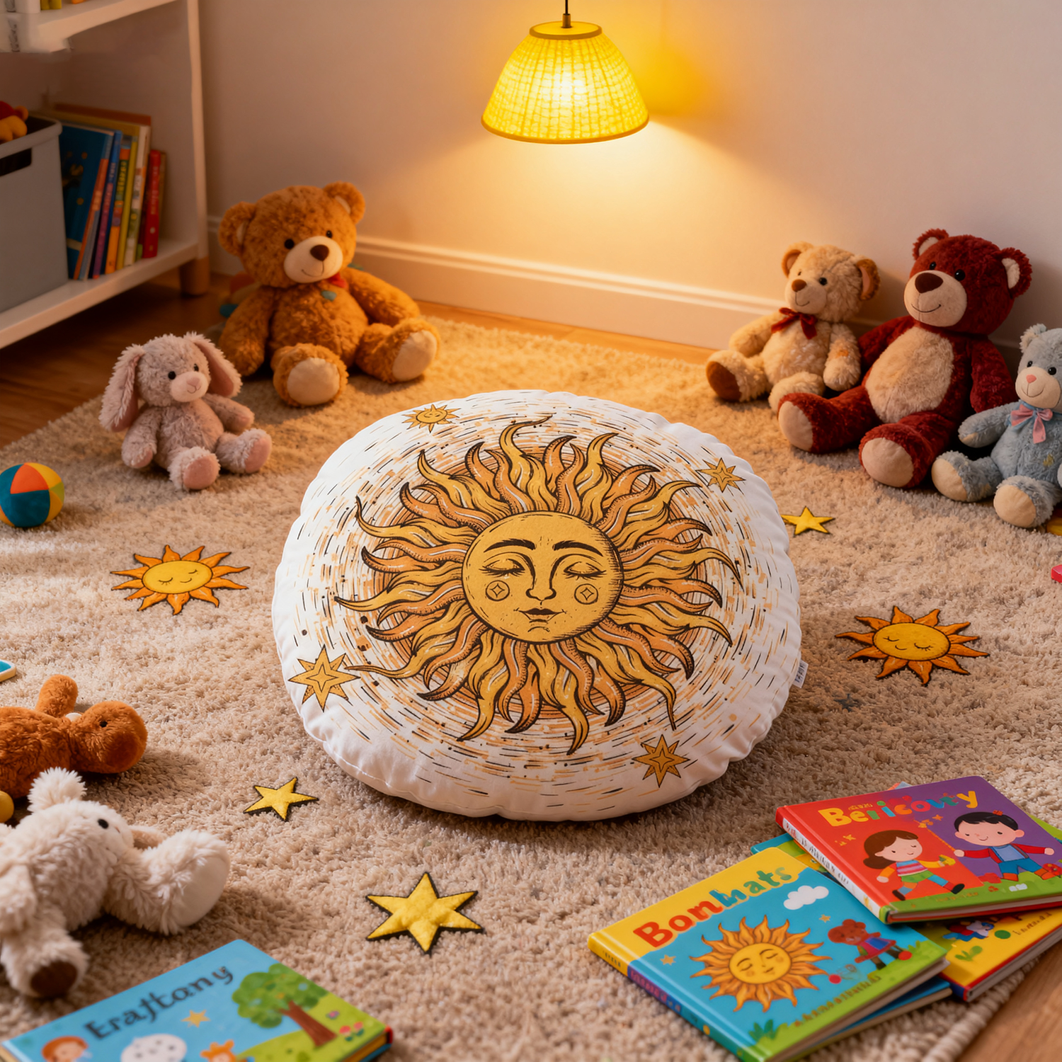 Purplehecate Celestial Sun Pillow