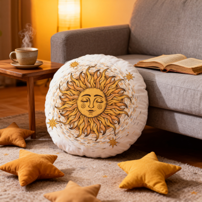Purplehecate Celestial Sun Pillow