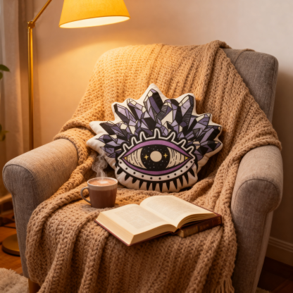 Purplehecate Crystal Eye Pillow