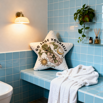 Purplehecate Go Sage Yourself Pillow