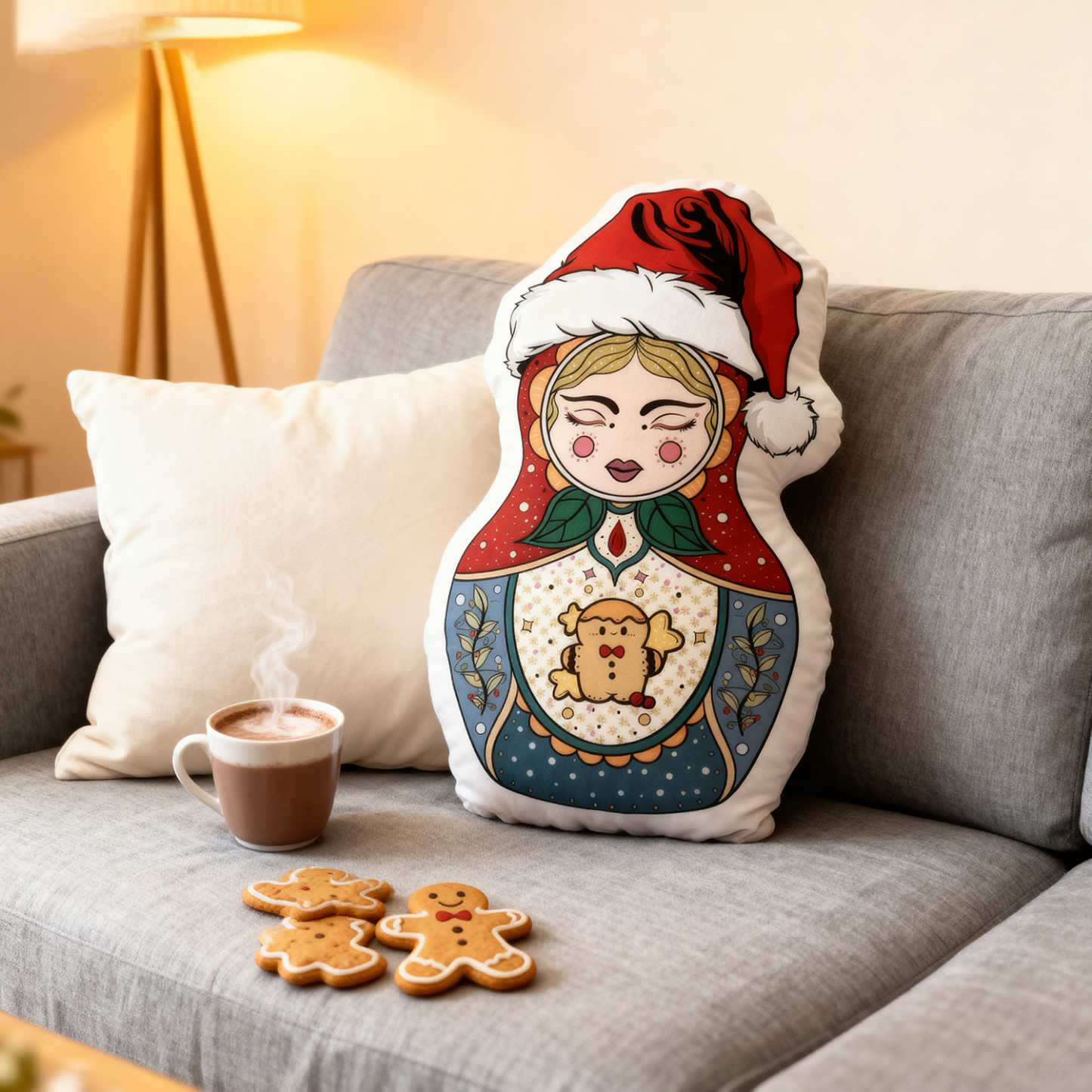 Purplehecate Nesting Doll Pillow