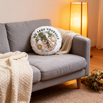 Purplehecate Go Sage Yourself Pillow