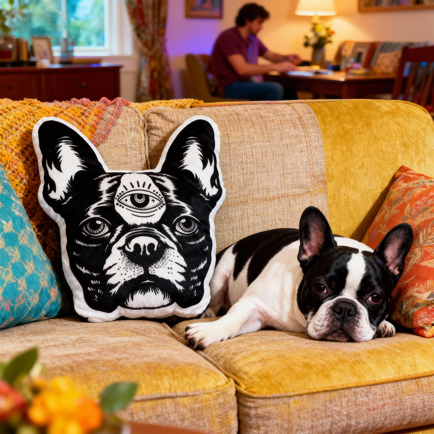 Purplehecate Witch's Little Snorter Pillow