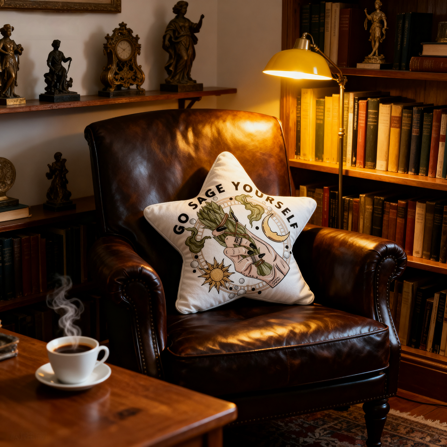 Purplehecate Go Sage Yourself Pillow