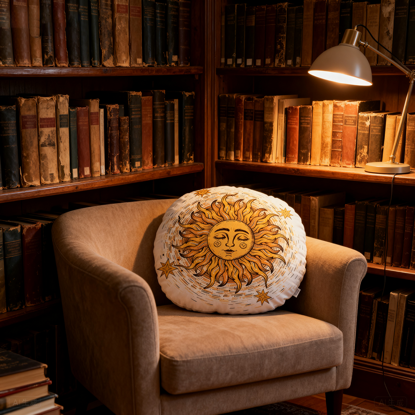 Purplehecate Celestial Sun Pillow