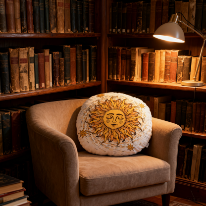 Purplehecate Celestial Sun Pillow