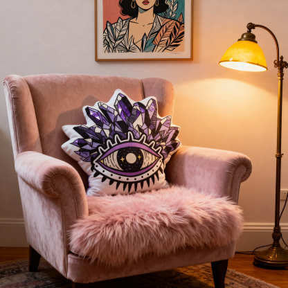 Purplehecate Crystal Eye Pillow