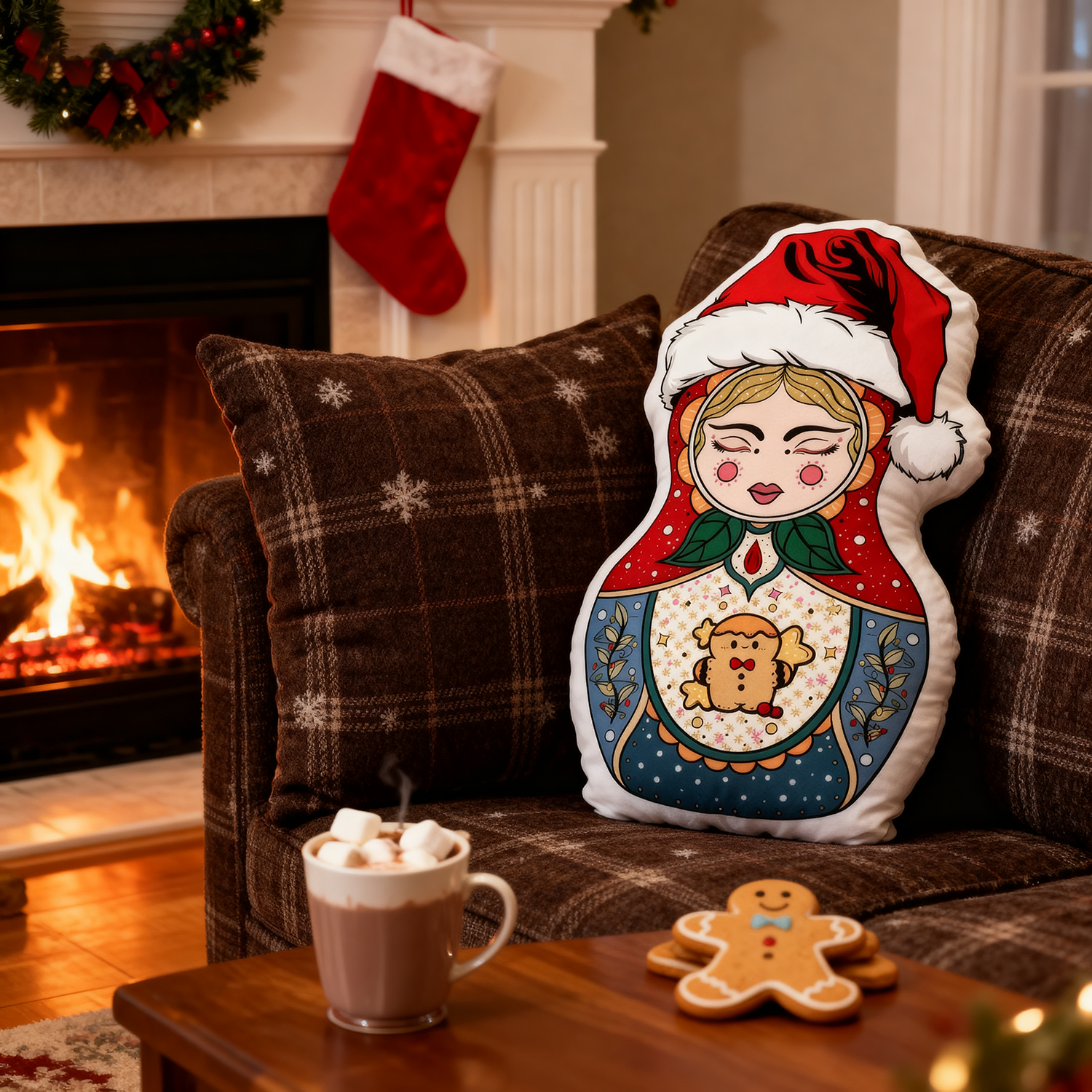 Purplehecate Nesting Doll Pillow