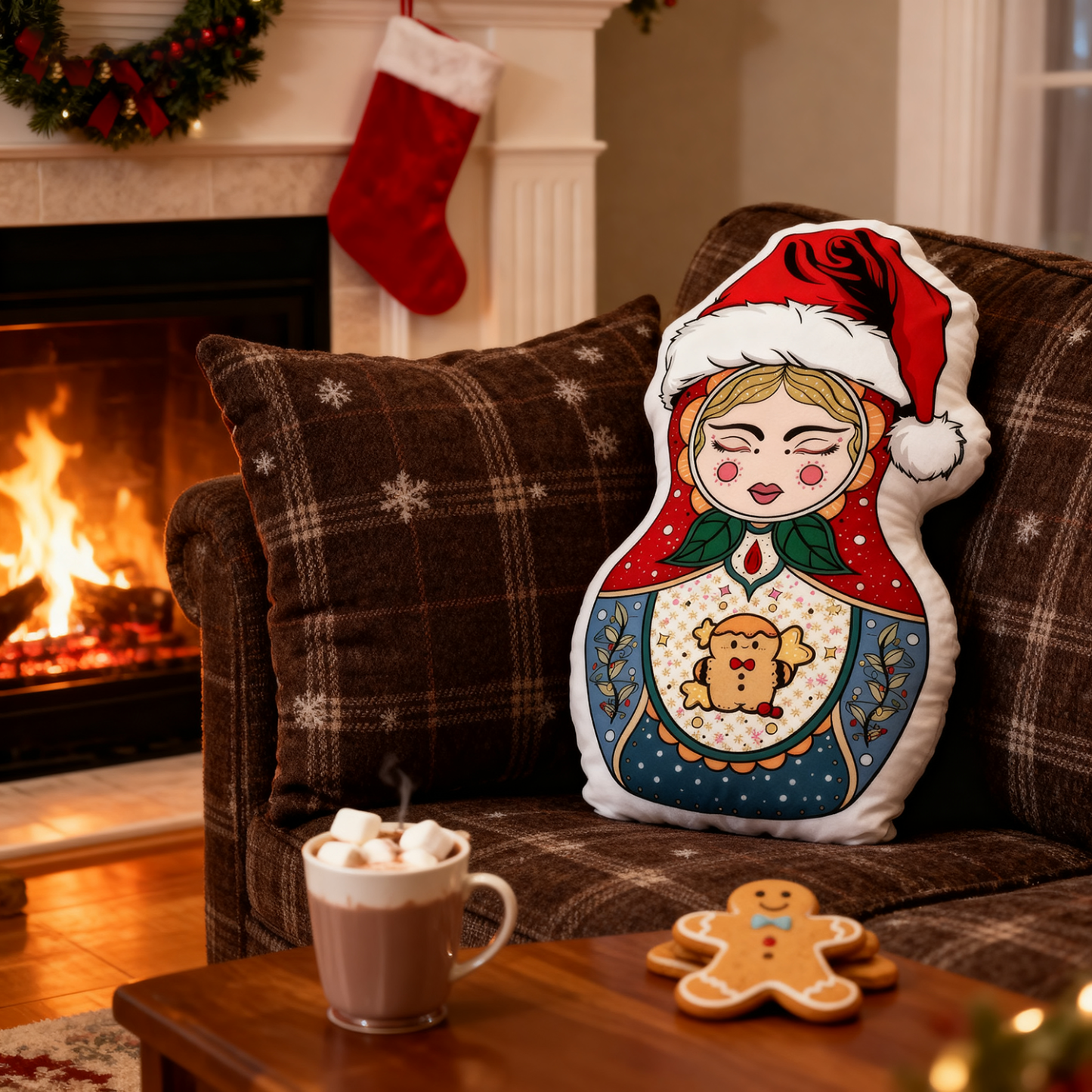 Purplehecate Nesting Doll Pillow