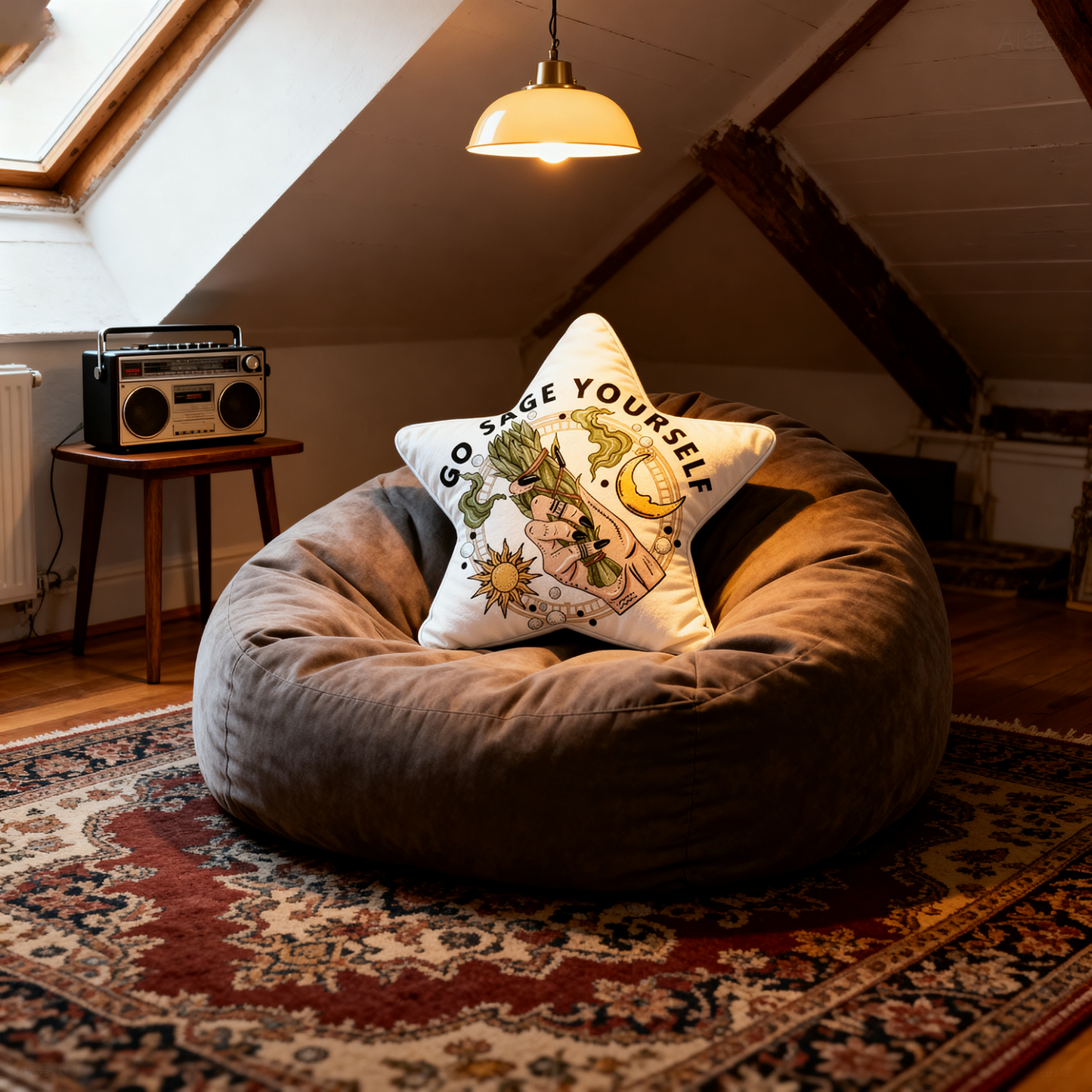 Purplehecate Go Sage Yourself Pillow