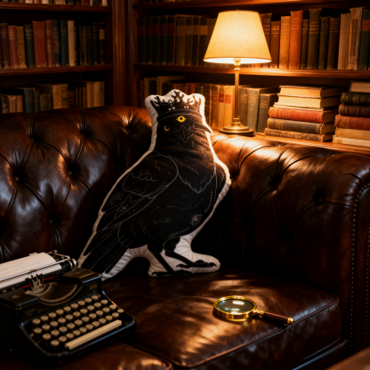 Purplehecate The Crow Pillow