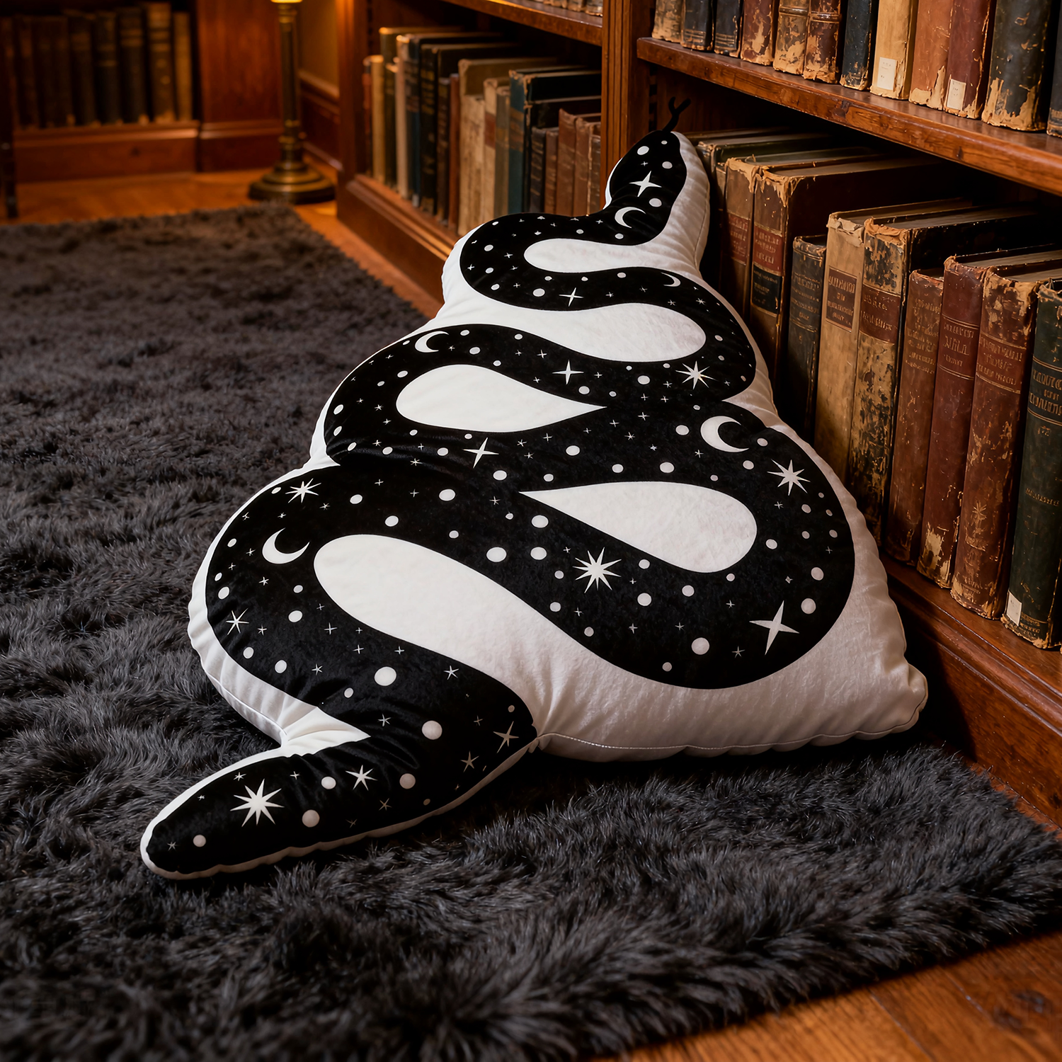 Purplehecate Snake And Moon Phase Comfort Pillow