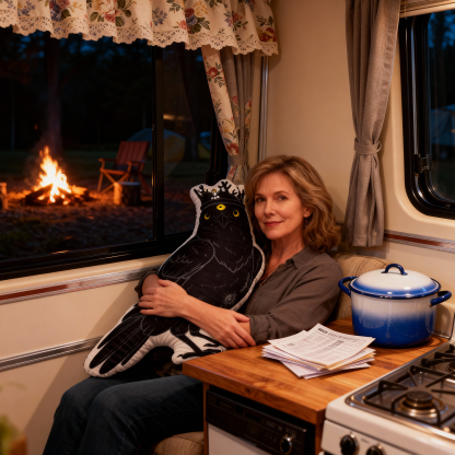 Purplehecate The Crow Pillow