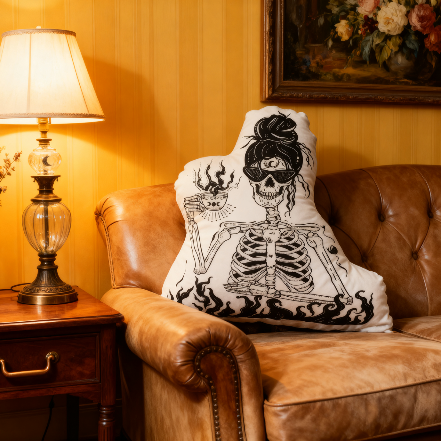 Purplehecate Everything Is Fine Pillow