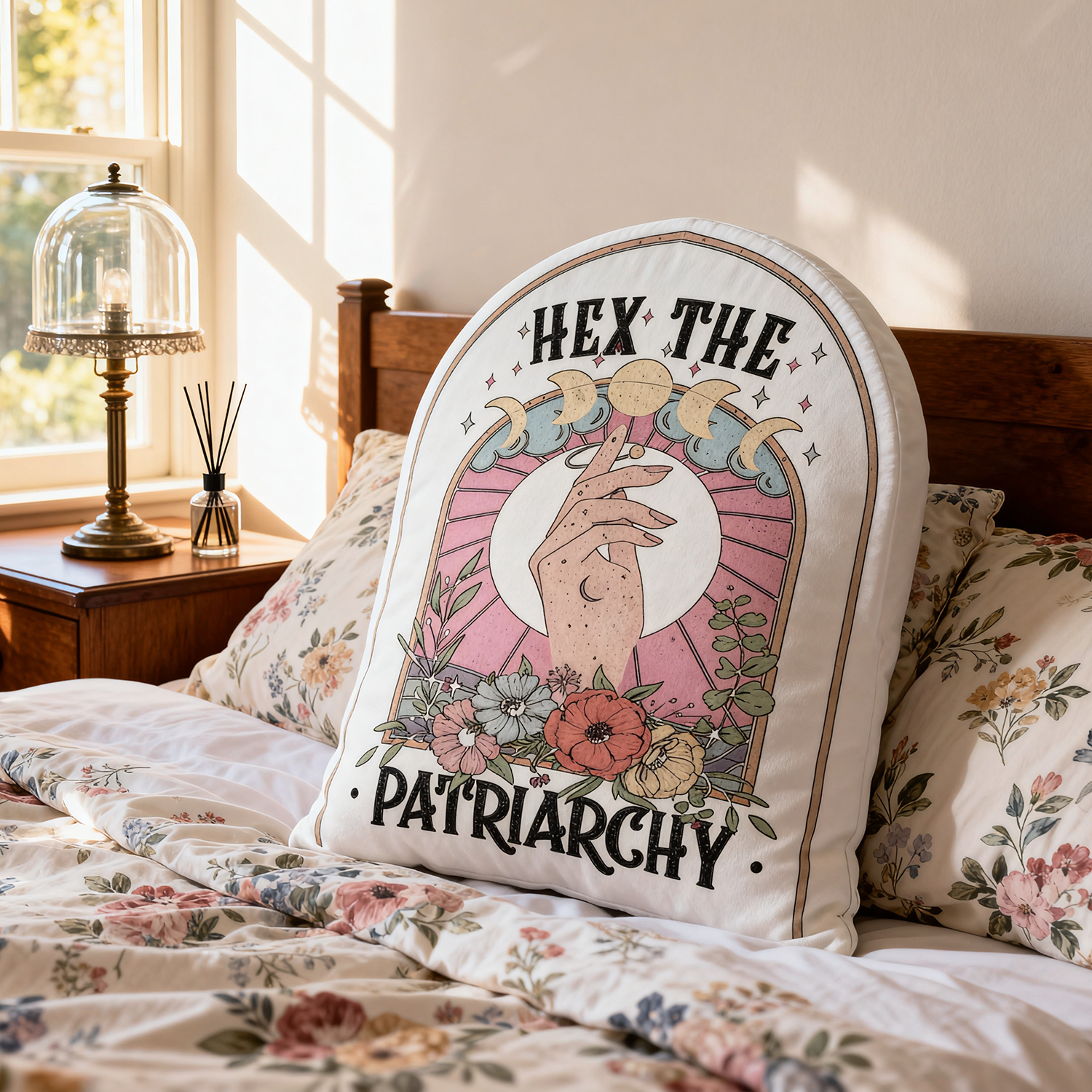Purplehecate Hex The Patriarchy Pillow