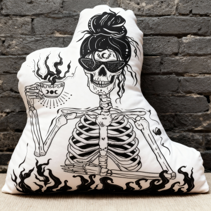 Purplehecate Everything Is Fine Pillow