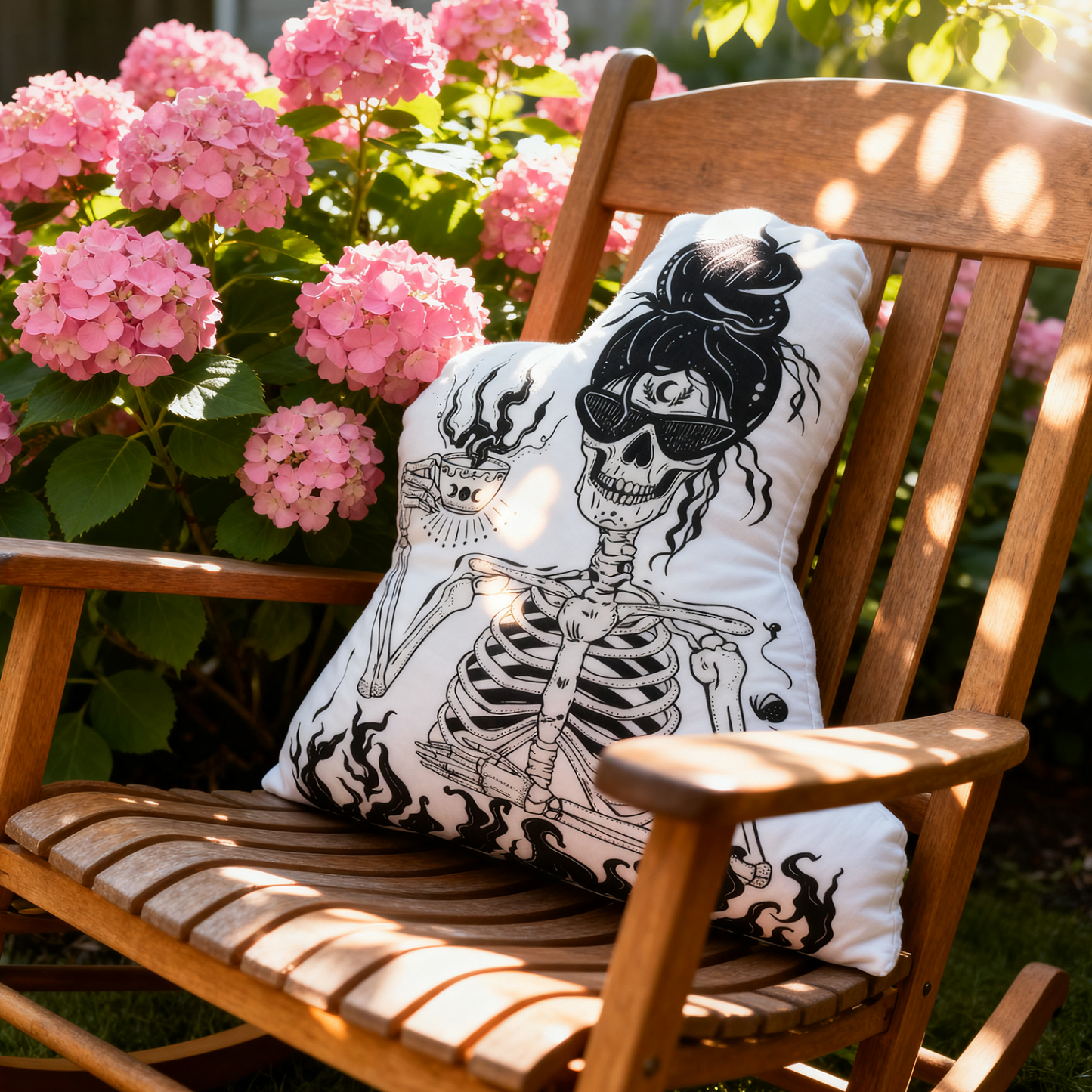 Purplehecate Everything Is Fine Pillow