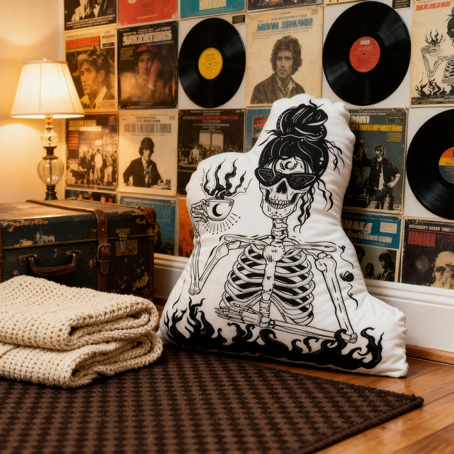 Purplehecate Everything Is Fine Pillow