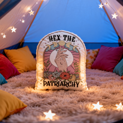 Purplehecate Hex The Patriarchy Pillow