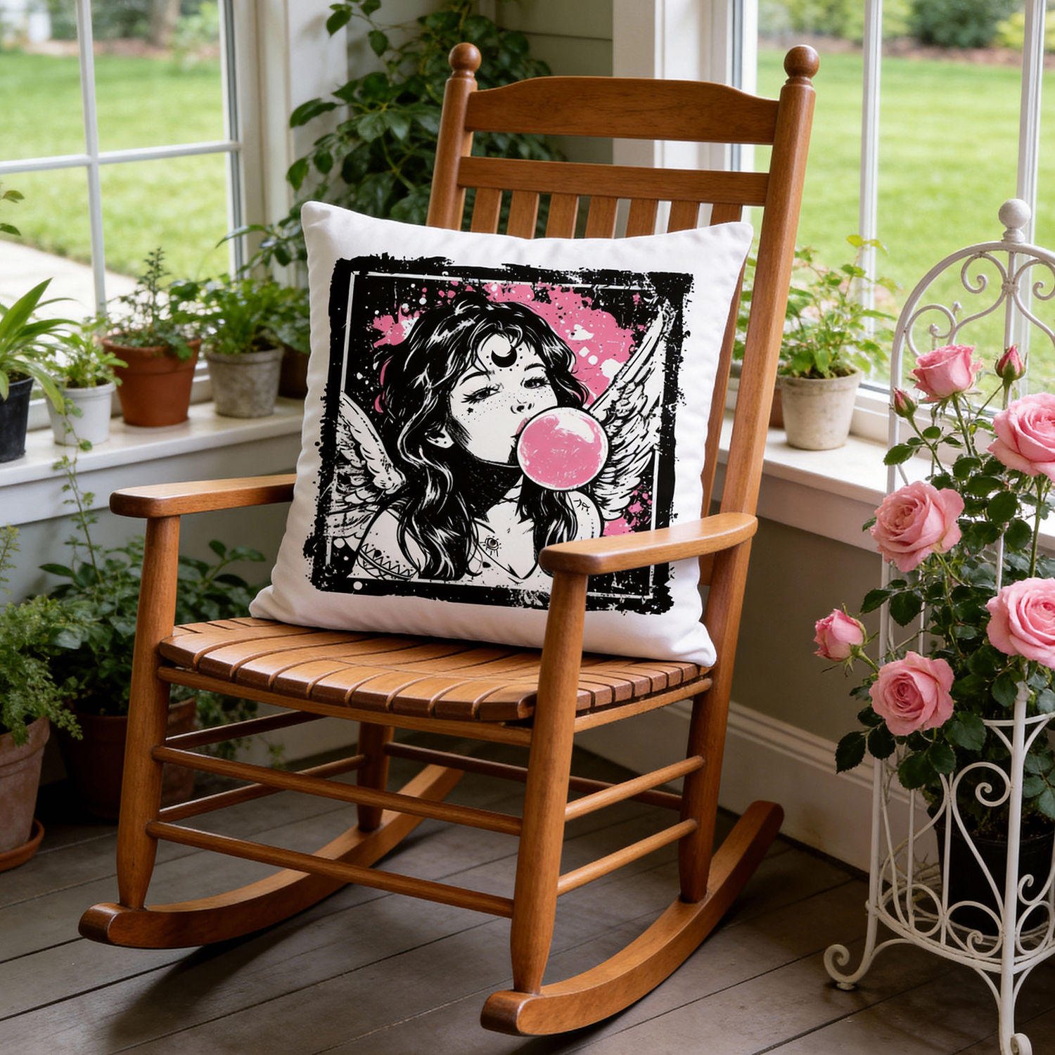 Purplehecate Grunge Angel with Bubblegum Pillow