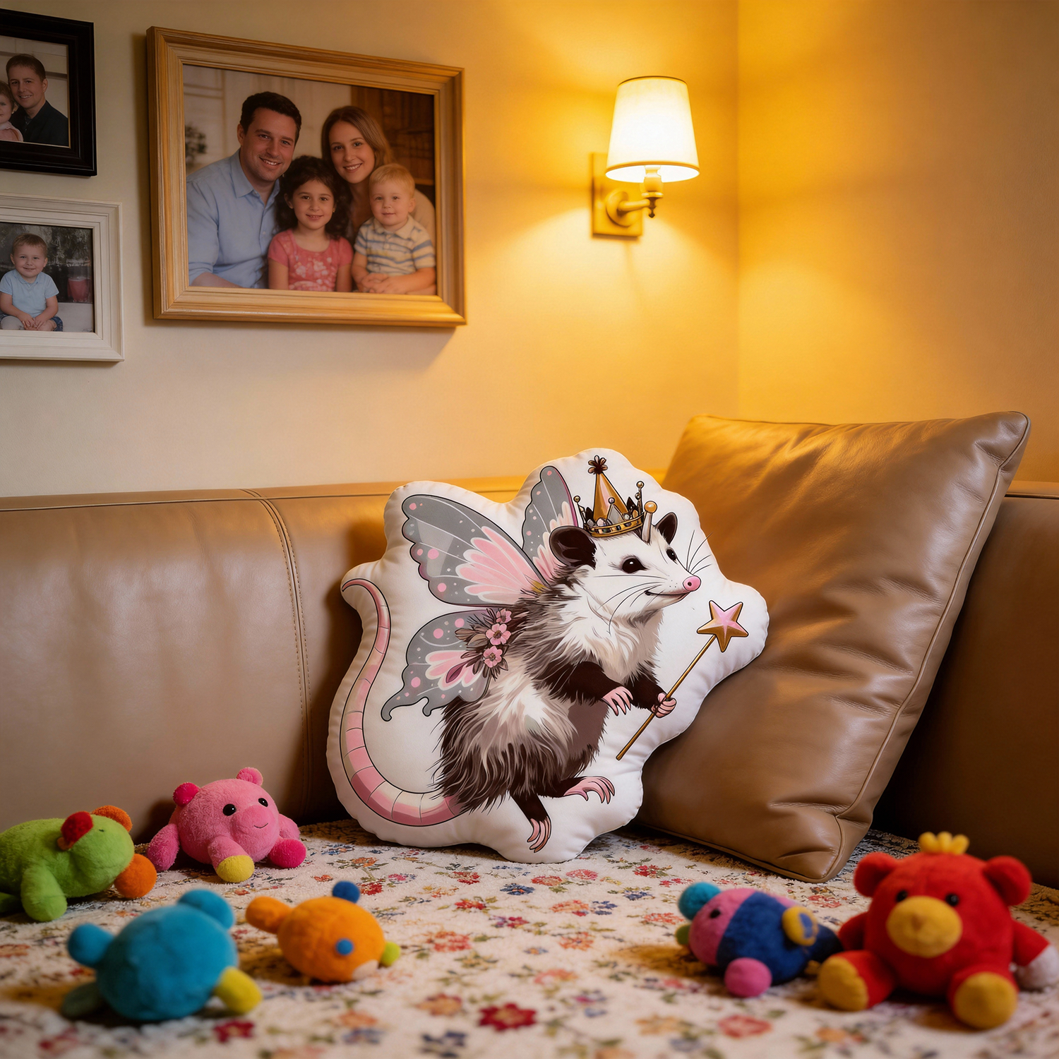 Purplehecate It Is I Your Fairy Godpossum Pillow