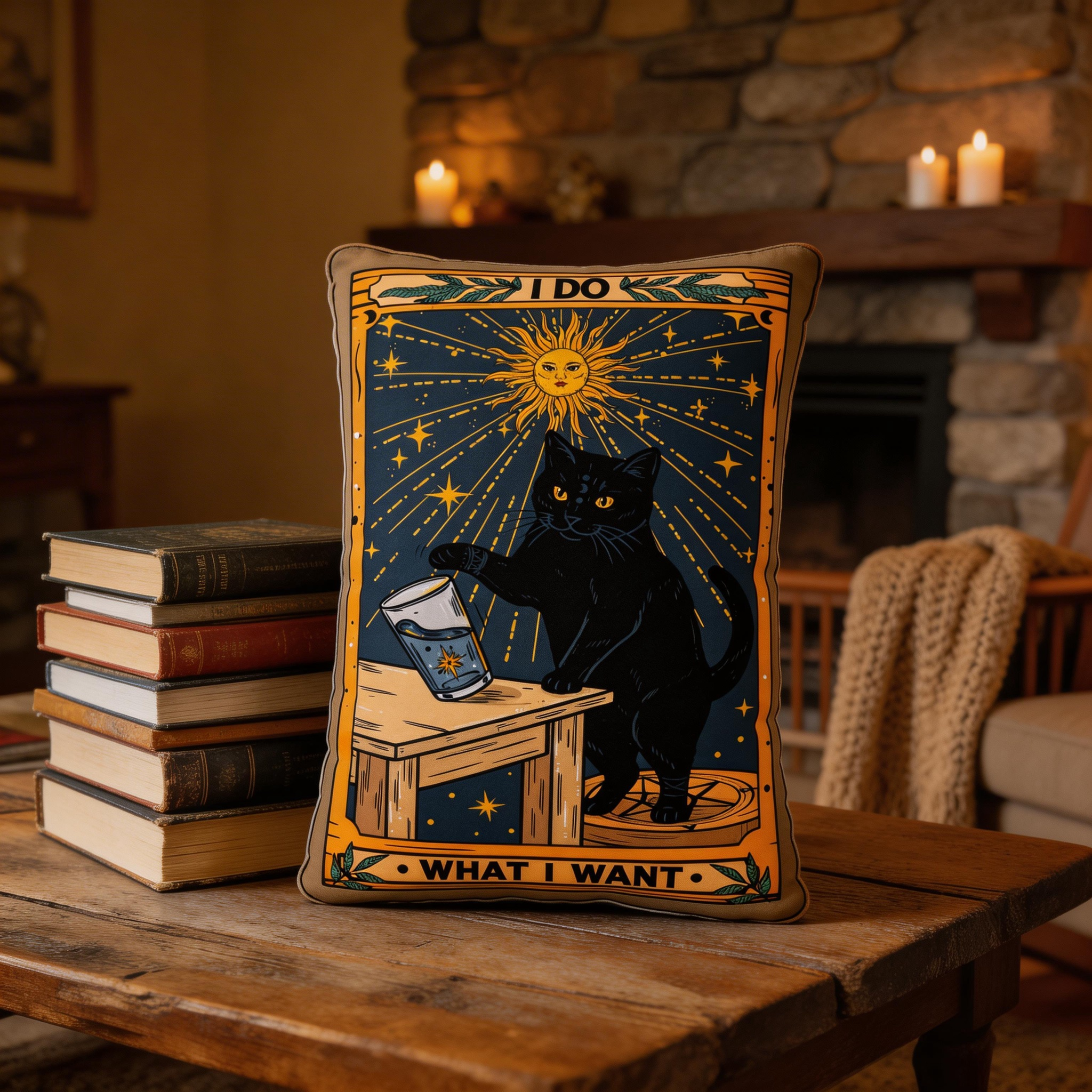 Purplehecate I Do What I Want Cats Pillow