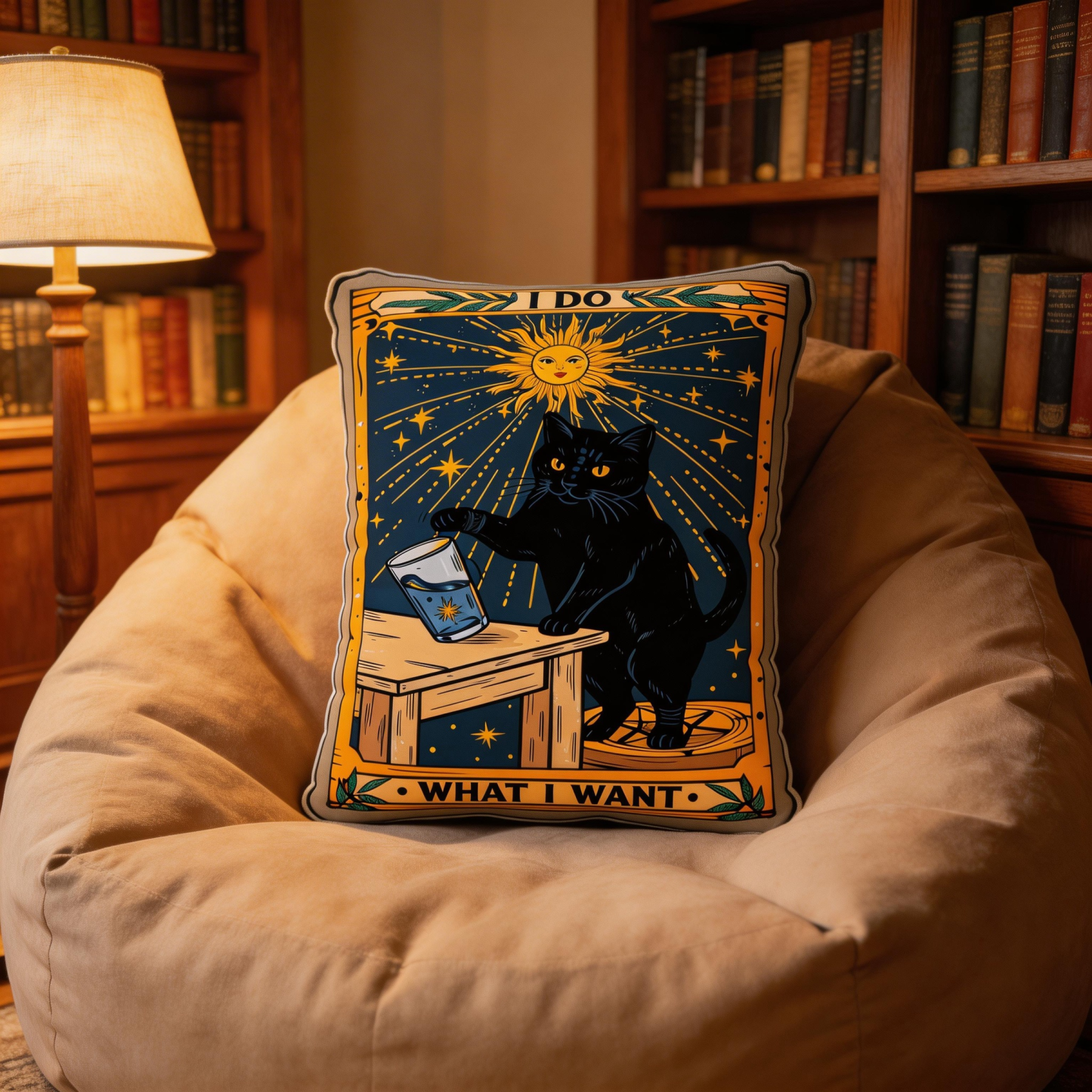 Purplehecate I Do What I Want Cats Pillow