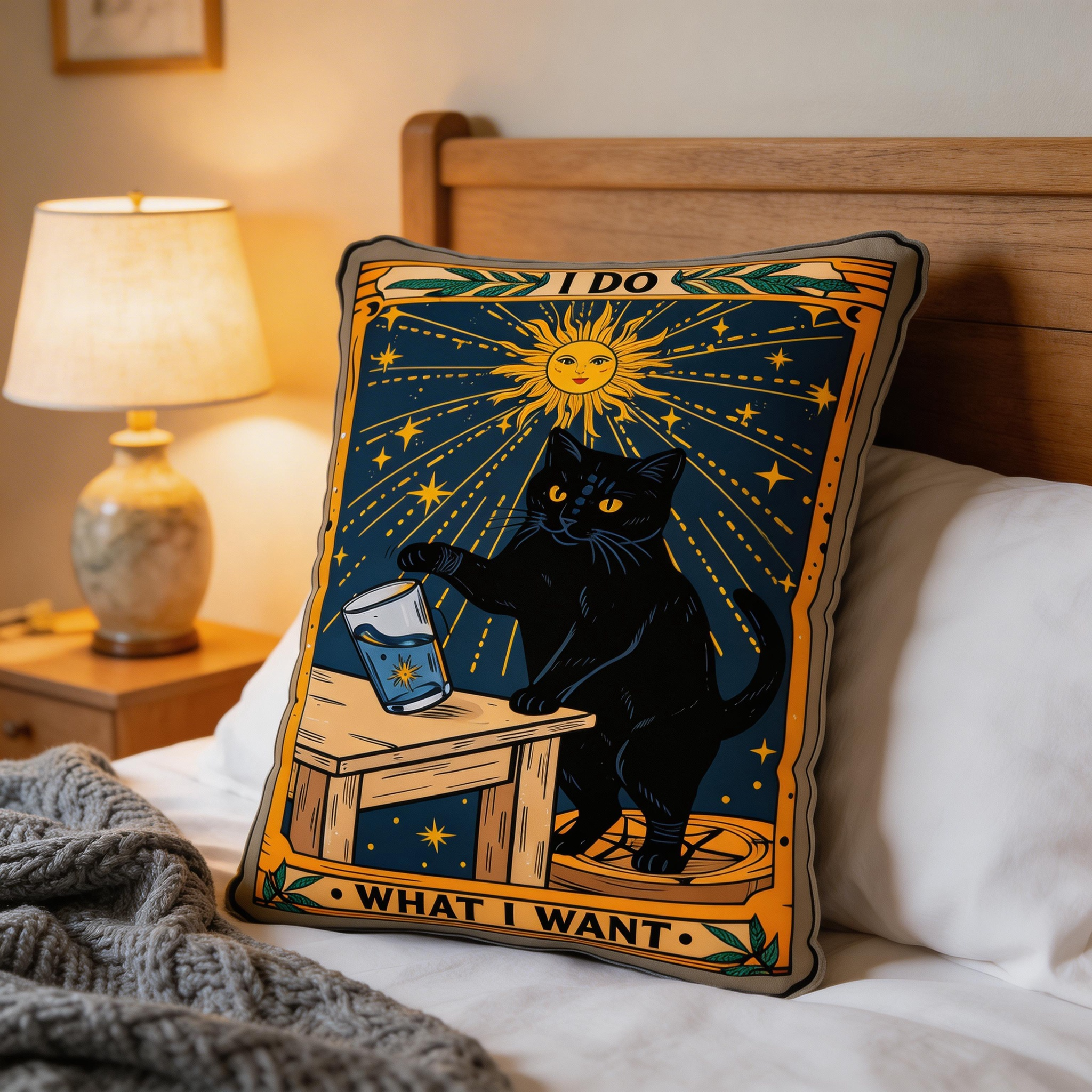 Purplehecate I Do What I Want Cats Pillow