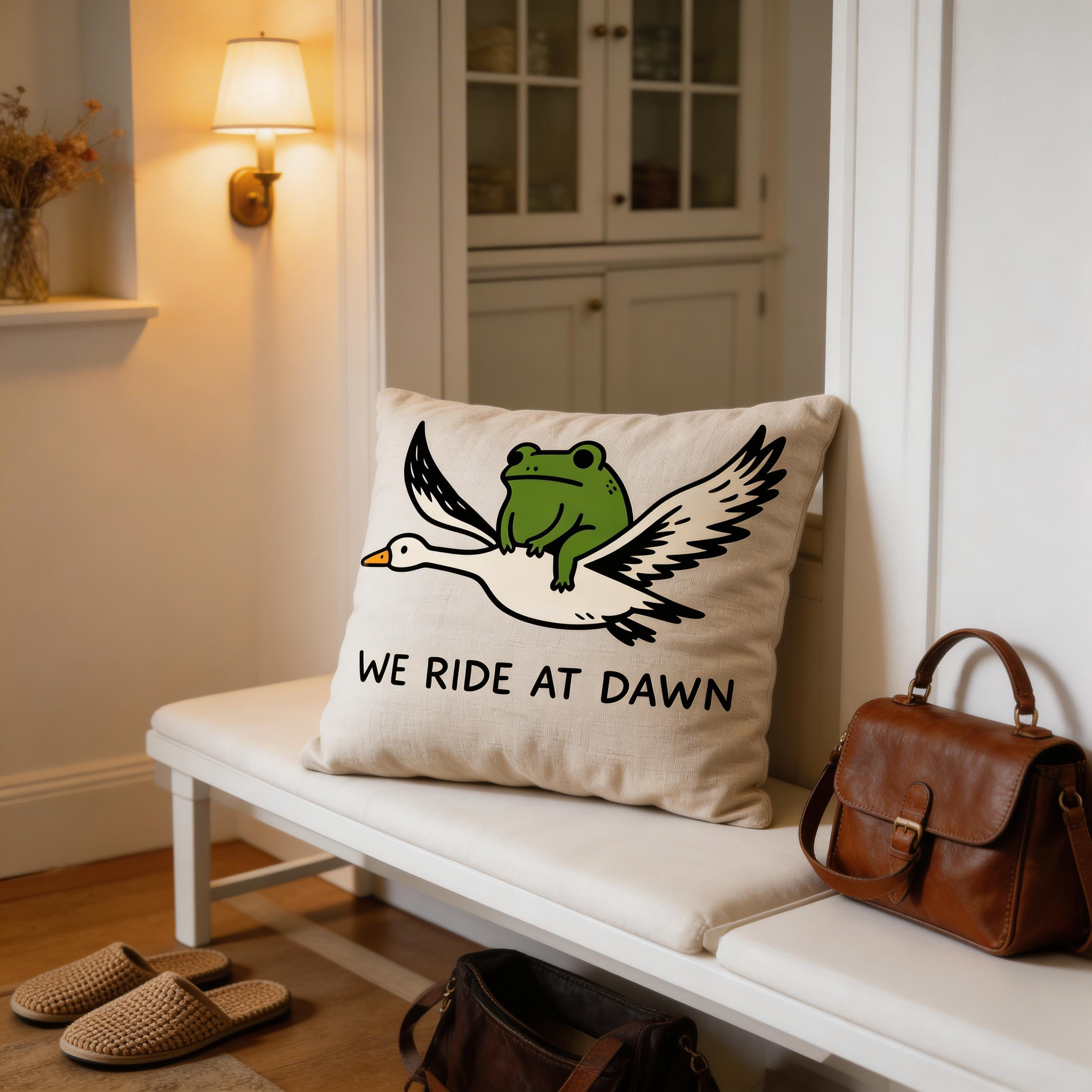 Purplehecate We Ride at Dawn Pillow