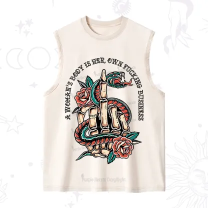 Purplehecate A Women’s Body Is Her Washed Tank