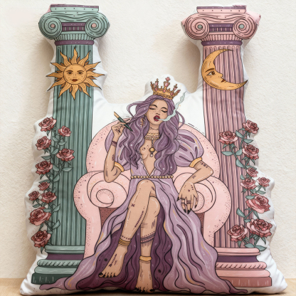 Purplehecate The High Priestess Pillow