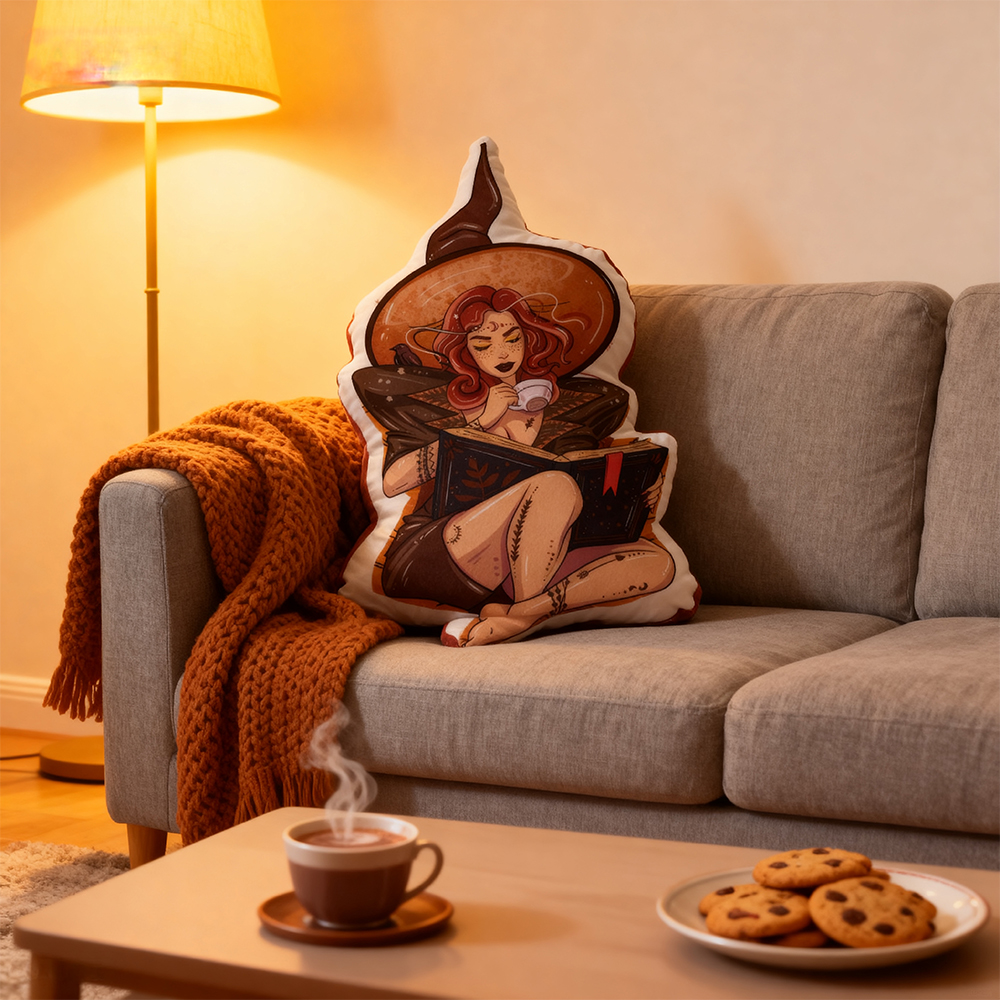 Purplehecate The Reader Pillow