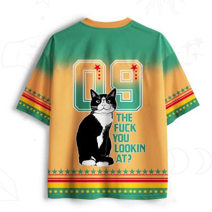 Purplehecate The Fuck You Lookin At Mesh Jersey