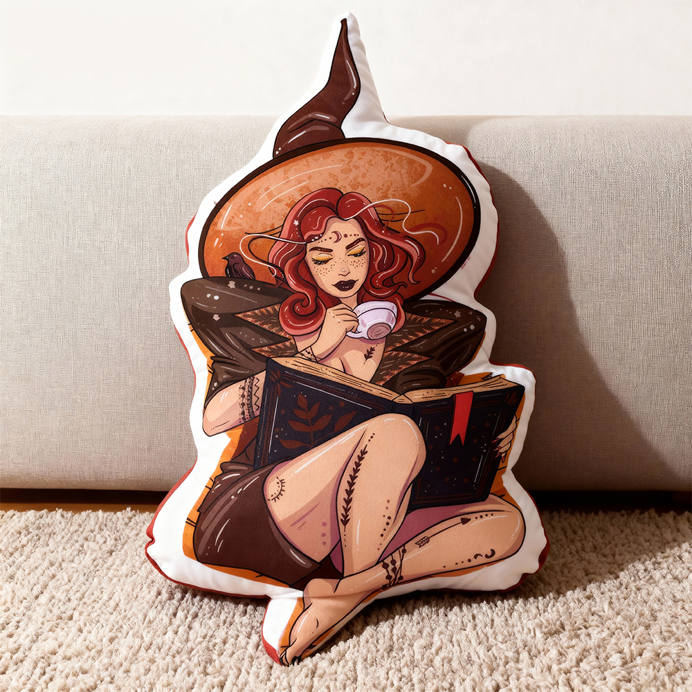Purplehecate The Reader Pillow
