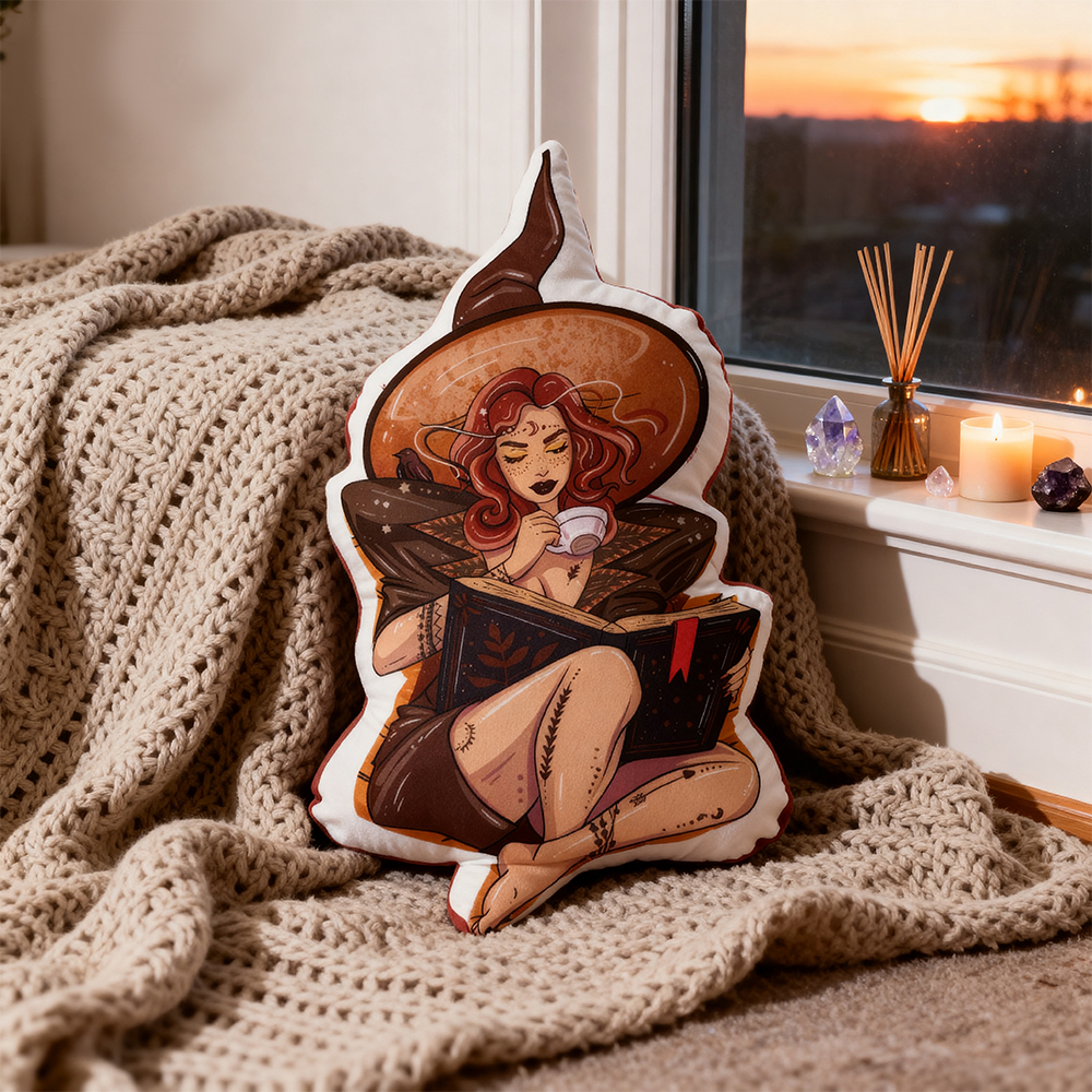 Purplehecate The Reader Pillow