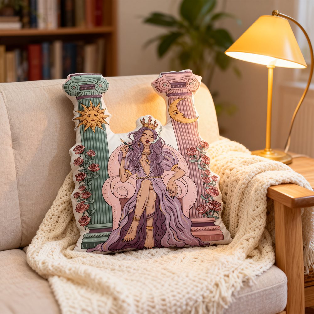 Purplehecate The High Priestess Pillow