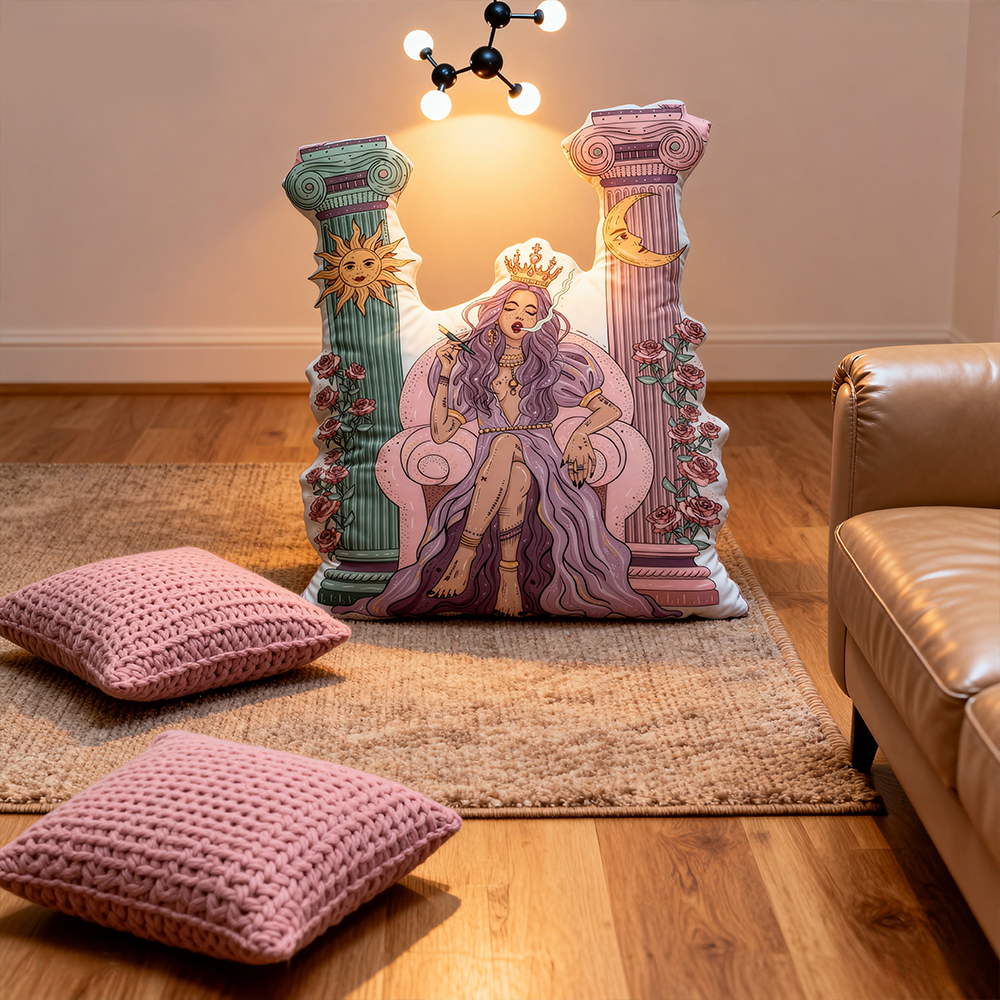 Purplehecate The High Priestess Pillow