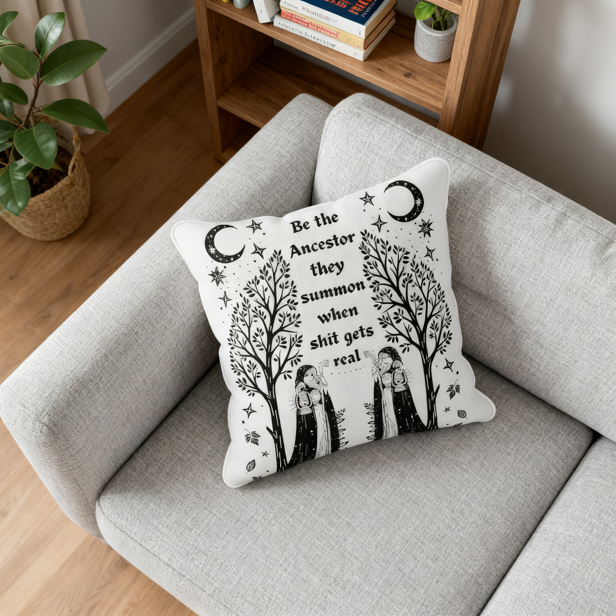 Purplehecate Be The Ancestor They Summon When Shit Gets Real Pillow