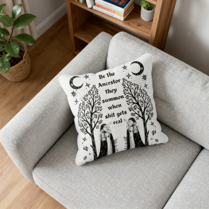 Purplehecate Be The Ancestor They Summon When Shit Gets Real Pillow