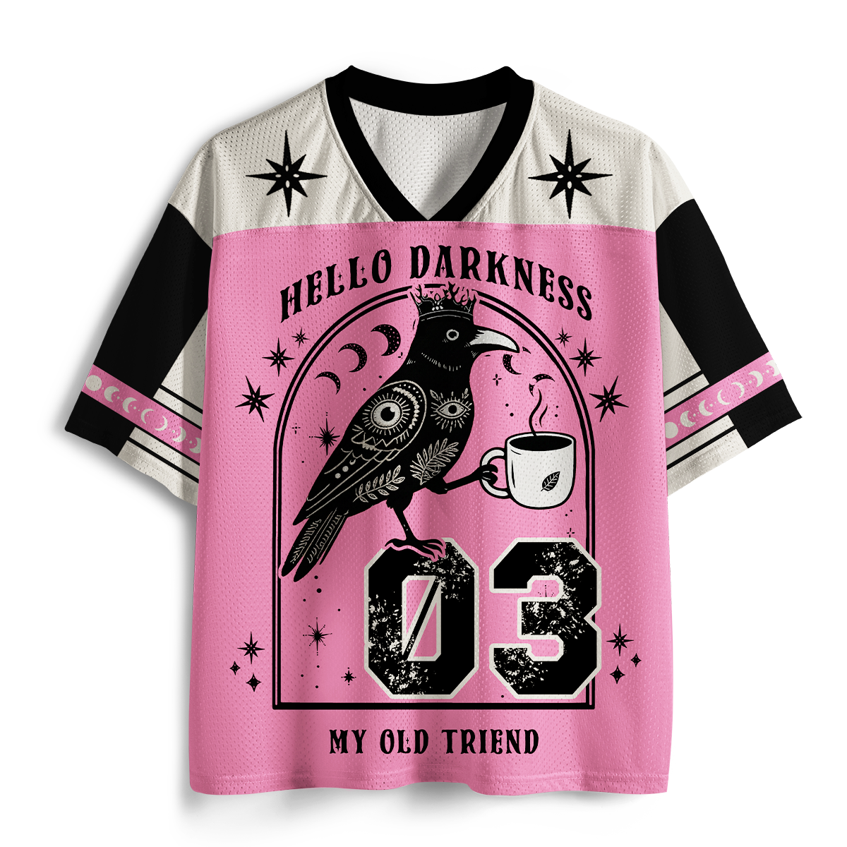 Purplehecate Hello Darkness My Old Friend No 03 Mesh Jersey