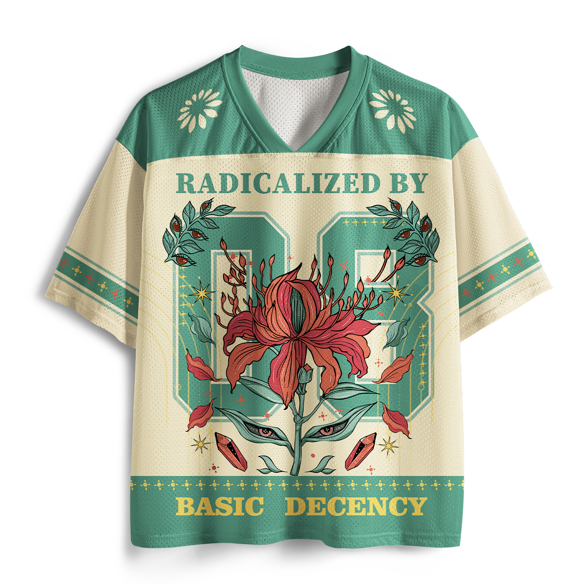 Purplehecate Radicalized By Basic Decency Mesh Jersey