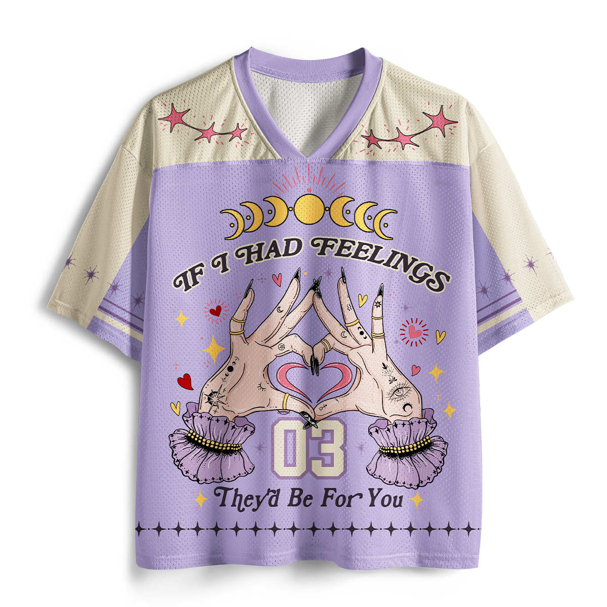Purplehecate If I Had Feelings They'd Be For You Mesh Jersey