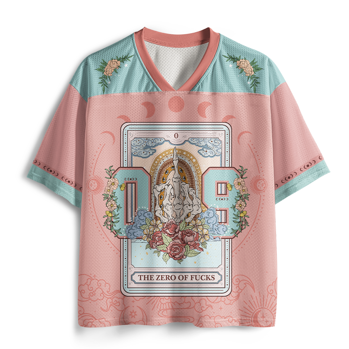 Purplehecate The Zero Of Fucks Tarot Mesh Jersey